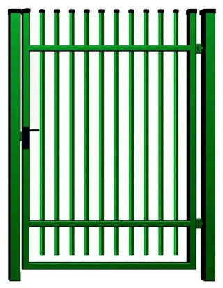 Classic P Pedestrian Gate – Galvanized & Powder-Coated