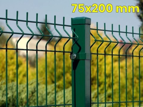 Powder-Coated Garden Fence Panel – 250cm x 103cm x 4mm | Mesh Size: 75x200mm