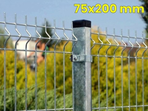 Galvanized Garden Fence Panel – 250cm x 103cm x 4mm | Mesh Size: 75x200mm