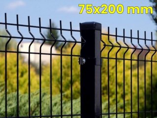 Powder-Coated Garden Fence Panel – 250cm x 123cm x 4mm | Mesh Size: 75x200mm