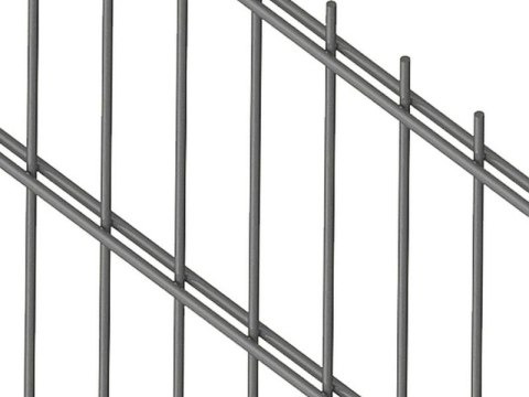 Double Wire Garden Fence Panel – 6/5/6 mm | Galvanized | 103 cm Height