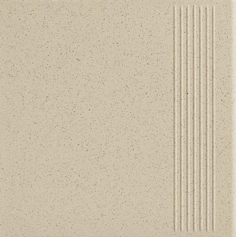 BAZO BEIGE STOPNICA PROSTA GRES SOL-PIEPRZ MAT. 30X30