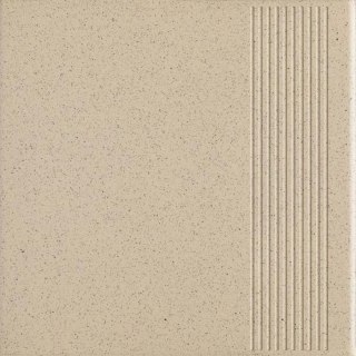 BAZO BEIGE STOPNICA PROSTA GRES SOL-PIEPRZ MAT. 30X30