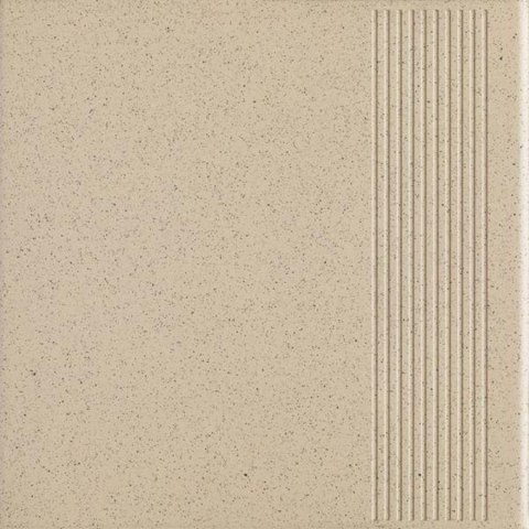 BAZO BEIGE STOPNICA PROSTA GRES SOL-PIEPRZ MAT. 30X30