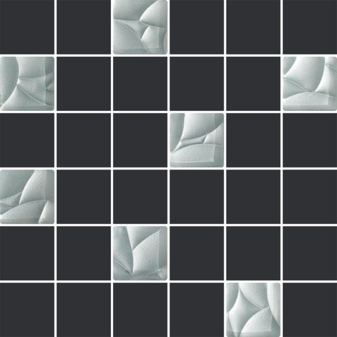 ESTEN SILVER/GRAFIT MOZAIKA CIETA K.4,8X4,8 29,8X29,8 ESTEN SILVER/GRAFIT MOZAIKA CIETA K.4,8X4,8 29,8X29,8