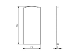 End Cap for Profile ECO Series Black