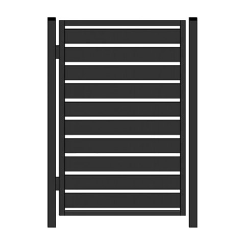 WALL 140 Pedestrian Gate – Galvanized & Powder-Coated