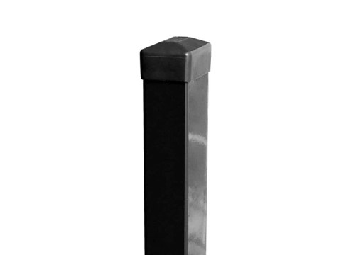 Słupki do paneli - 60x40 mm / 2,20 m - czarne Słupki do paneli - 60x40 mm / 2,20 m - czarne