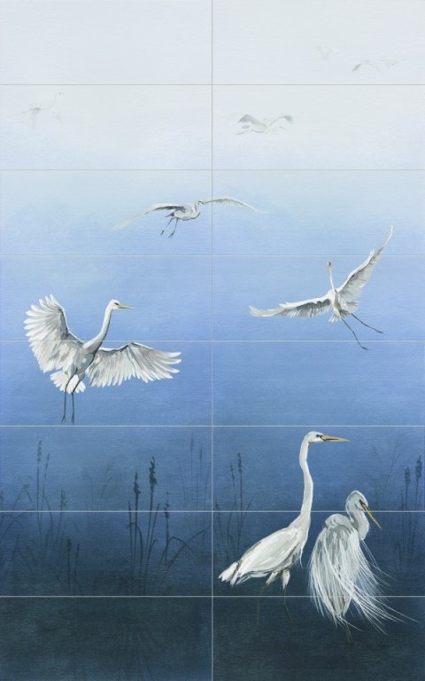 HERON DEKOR ŚCIENNY 16-ELEMENTOWY 149,8X239,8