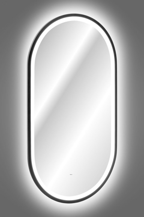 Lustro LED w ramie