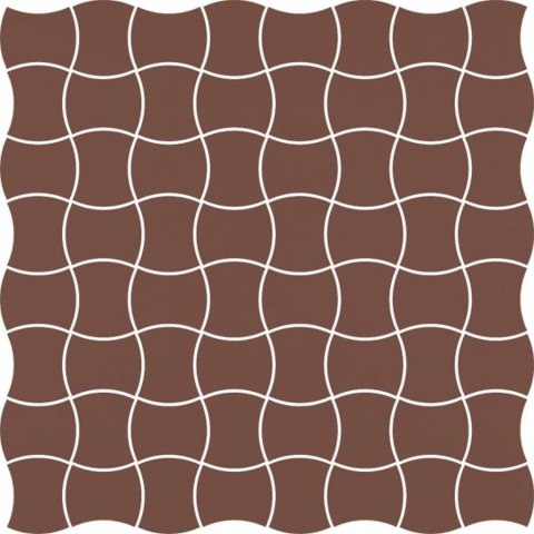 MODERNIZM BROWN MOZAIKA PRASOWANA K.3,6X4,4 30,86X30,86