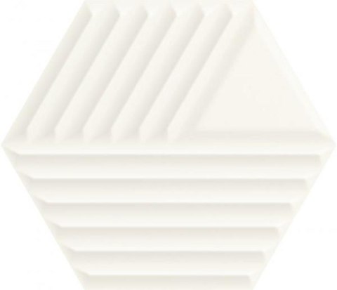 WOODSKIN BIANCO HEKSAGON STRUKTURA C SCIANA 19,8X17,1