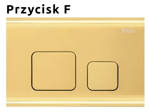 PRZYCISK DO STELAŻA PODTYNKOWEGO F GOLD