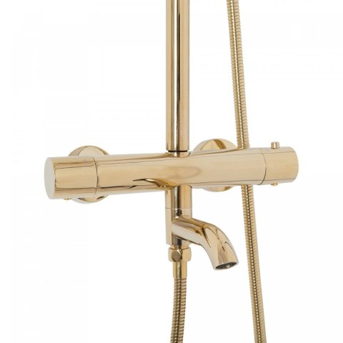 Thermostatic Shower Set REA Lungo Gold
