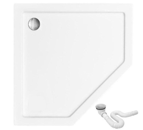 BRODZIK DIAMOND WHITE 80x80x5cm