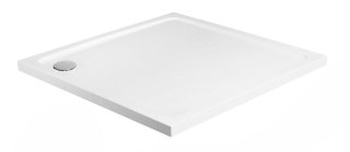 BRODZIK SAVOY WHITE 80x100x6cm + SYFON