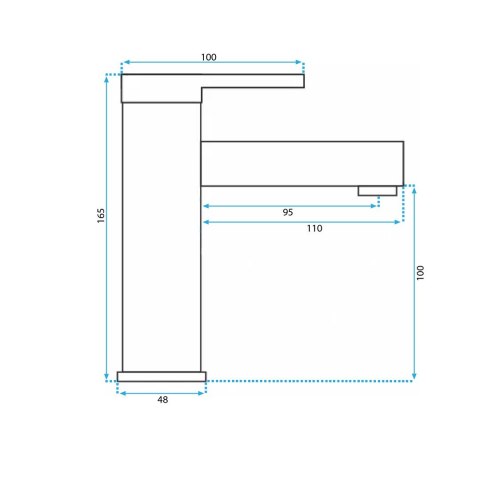 BATERIA UMYWALKOWA JS-650101 PIXEL CHROM NISKA