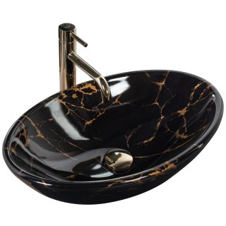 UMYWALKA PAMELA BLACK MARBLE SHINY - NABLATOWA