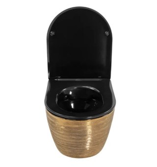 WC - CARLO MINI RIML DUR/FLAT/ZM BRUSH GOLD/BLACK