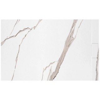 BRODZIK BAZALT CARRARA WHITE 80x100