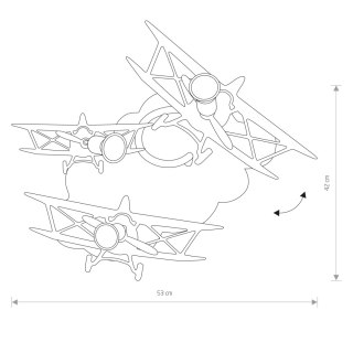 Lampy przysufitowe - PLANE