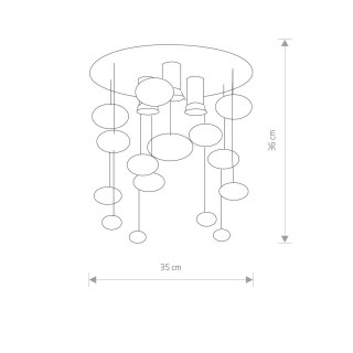 Lampy przysufitowe - SALVA C