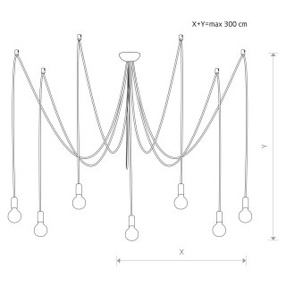 Lampy wiszące - SPIDER