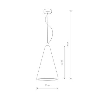 Lampy wiszące - VOLCANO L