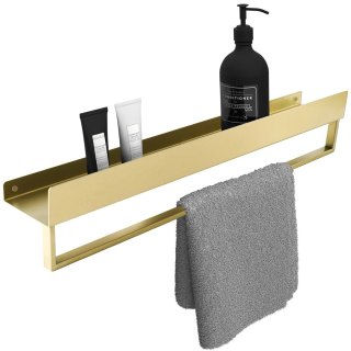 PÓŁKA ŁAZIENKOWA SF01-600-BG BRUSH GOLD