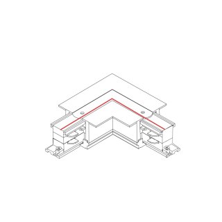 Podtynkowe - CTLS RECESSED POWER L CONNECTOR, RIGHT (L-R)