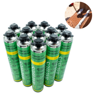 Set: 12x Bauhus Foam Adhesive for Masonry Construction