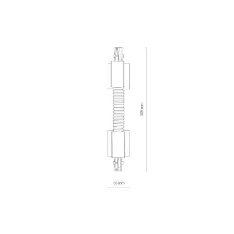 Podtynkowe - CTLS RECESSED POWER FLEX CONNECTOR BL