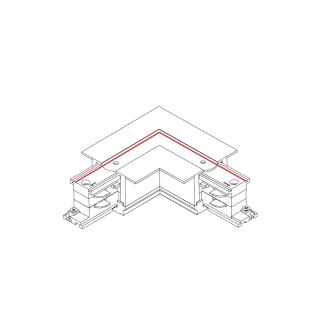 Podtynkowe - CTLS RECESSED POWER L CONNECTOR, LEFT (L-L)