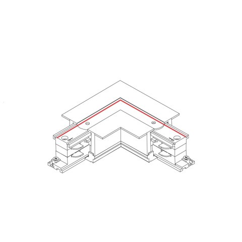 Podtynkowe - CTLS RECESSED POWER L CONNECTOR, LEFT (L-L)