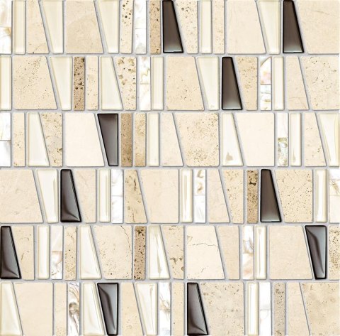 DROPS STONE BEIGE MOZAIKA 30X30