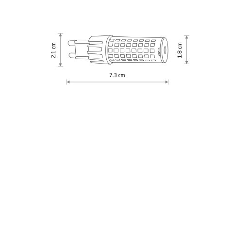 G9 - BULB LED G9, 7W