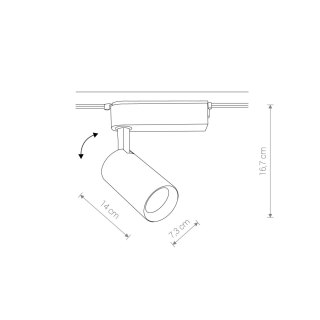 Lampy - PROFILE IRIS LED 30W