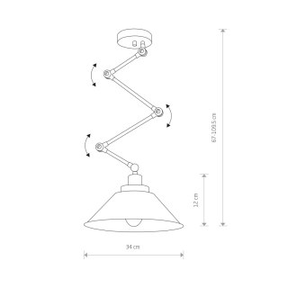 Lampy przysufitowe - PANTOGRAPH