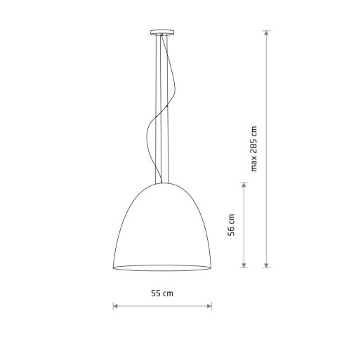 Lampy wiszące - EGG L