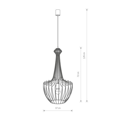 Lampy wiszące - LUKSOR S