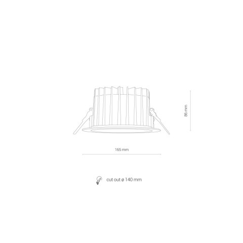 Podtynkowe - CL KEA LED 30W