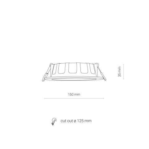 Podtynkowe - CL KOS LED 10W