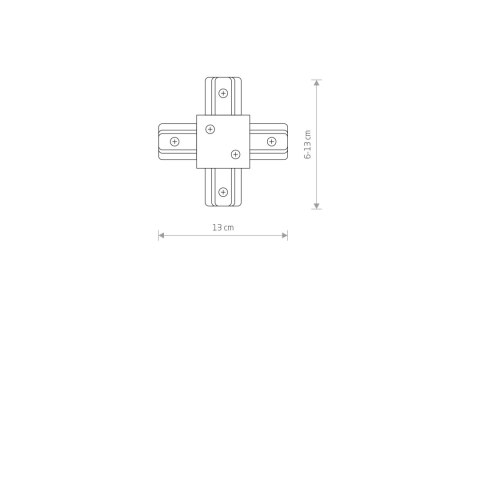 Podtynkowe - PROFILE RECESSED X CONNECTOR