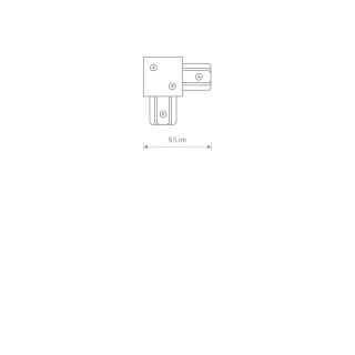 Podtynkowe - PROFILE RECESSED L CONNECTOR