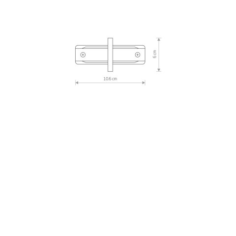 Podtynkowe - PROFILE RECESSED STRAIGHT CONNECTOR