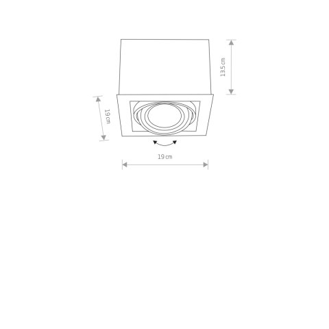 Lampy przysufitowe - BOX ES111