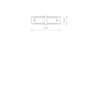 Natynkowe - PROFILE STRAIGHT CONNECTOR