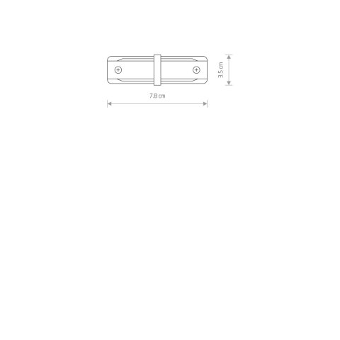 Natynkowe - PROFILE STRAIGHT CONNECTOR