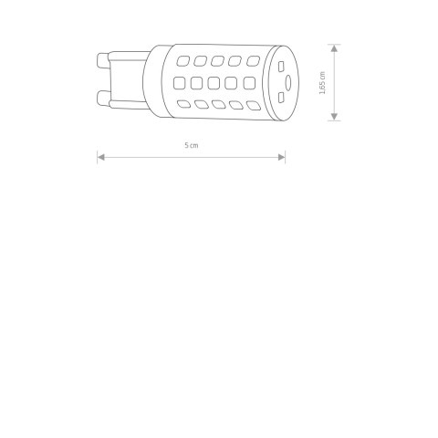 G9 - BULB LED G9, 4W