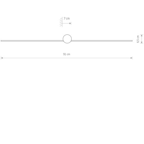 Kinkiety - PIN LED M